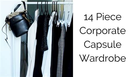 The Ultimate 14 Piece Corporate Capsule Wardrobe Work Wardrobe