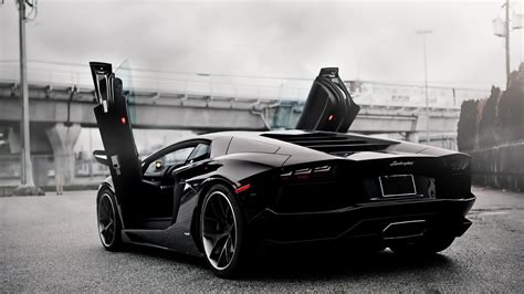 Free Download Hd Wallpaper Dream Car Lamborghini Aventador Black