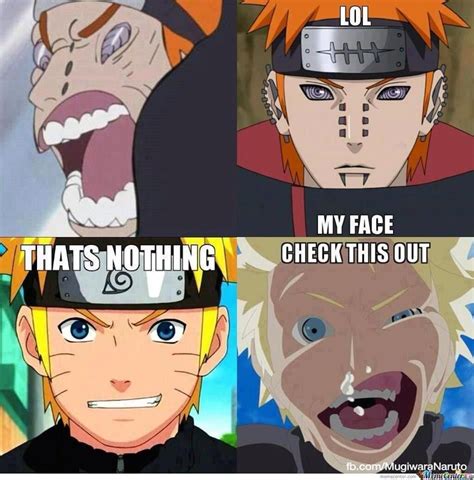 Naruto And Sashirt Face To Face With Caption That Says Im Nothing