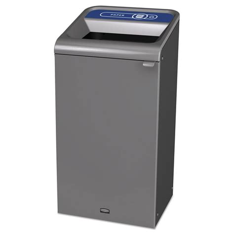 Rubbermaid Commercial Configure Indoor Recycling Trash Can 23 Gal