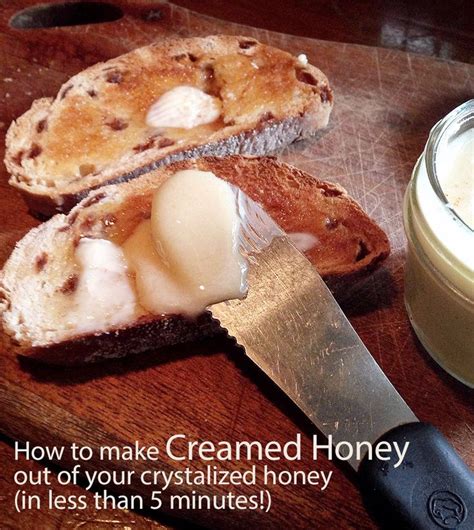 How To Turn Crystallized Honey Into Beautiful Creamed Honey In Less
