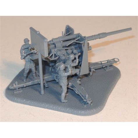 Zvezda Zve6158 German Heavy Anti Aircraft Gun Flak 3637 Scale Soldiers