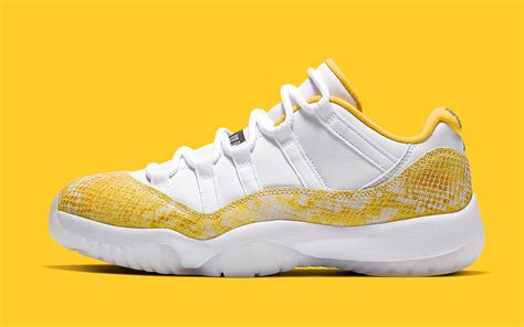 Air Jordan 11 Retro Low Yellow Snakeskin Release Date Sneaker Buzz