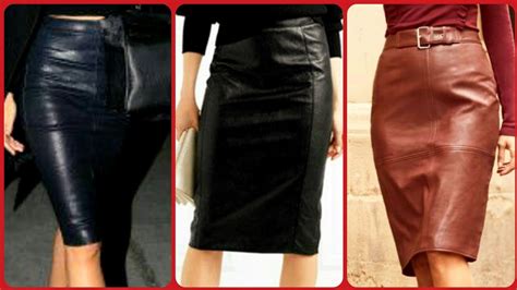 Latest And Stylish 2020 Leather Skirts Youtube