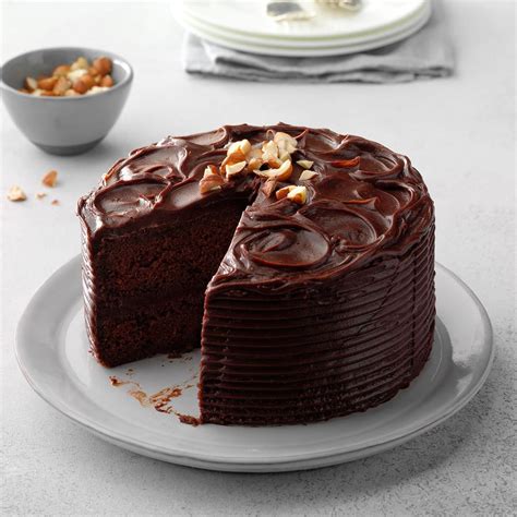 Chocolate Hazelnut Torte Recipe | Taste of Home