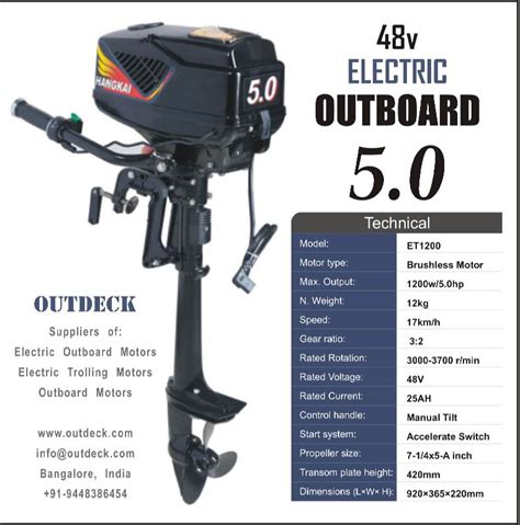 Electric Outboard Trolling Motors For Boats And Kayaks For Sale