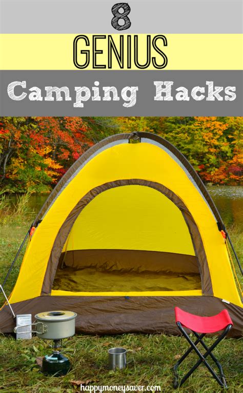 8 Genius Camping Hacks Camping Hacks Tent Camping Outdoor
