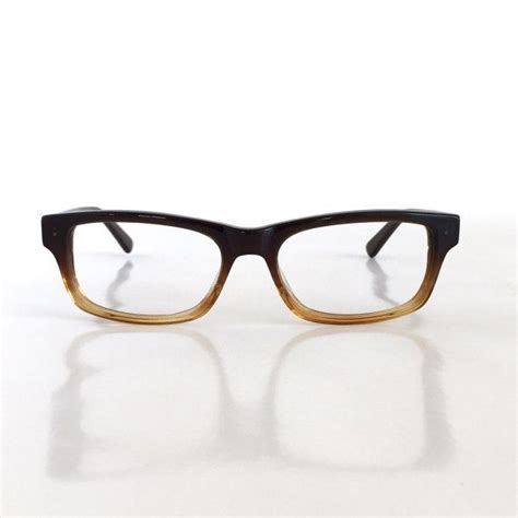 Ombre Wayfarer Reading Glasses Dark Brown Golden Brown Gradient Color