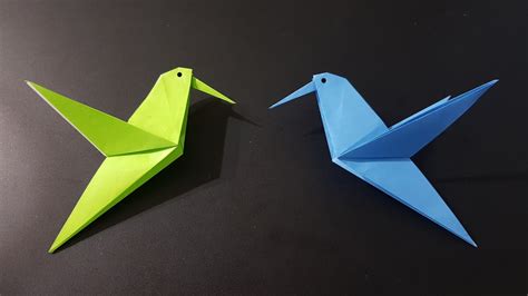 Super Easy Origami Bird How To Make A Mini Origami Bird Paper Craft