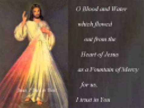 O fount of life, o unfathomable divine mercy, envelop the whole world and empty yourself. 3 o'clock prayer song / Divine Mercy Song - YouTube