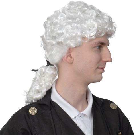 Buy Skeleteen George Washington White Wig Historical Colonial
