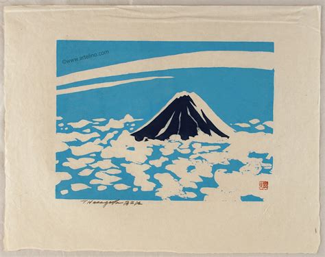 Tomisaburo Hasegawa Born 1910 Mt Fuji Over The Cloud Artelino