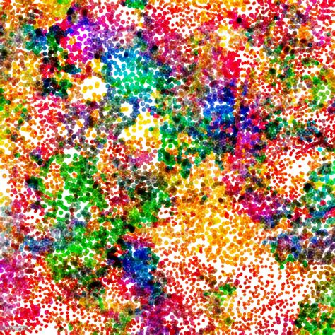 Color Splash Art Dots Blobs Vector Background Stock