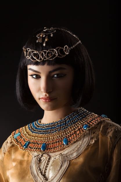Premium Photo Beautiful Woman Like Egyptian Queen Cleopatra