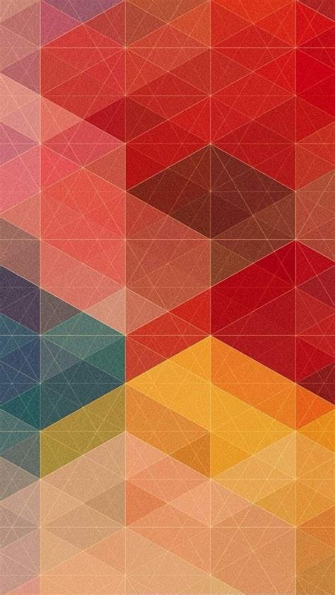 The Paper Pile — Geometric Iphone Wallpaper