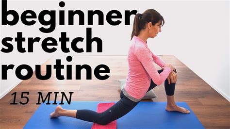 Beginners Stretching Routine 15 Minutes Physio Guided Home Workout