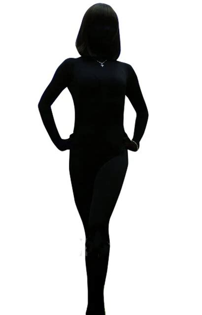 Buy Fzs078 Fetish Wear Bodysuit Zentai Womenmen Black Lycra Spandex Sexy