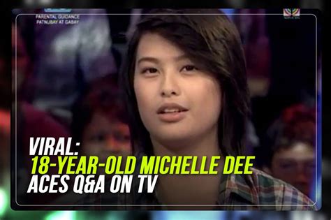 Viral 18 Year Old Michelle Dee Aces Qanda In Tv Guesting Abs Cbn News