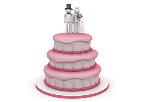 Buy cake footage, graphics and effects from $9. Lifestyle - Wedding cake stock illustration. Illustration ...