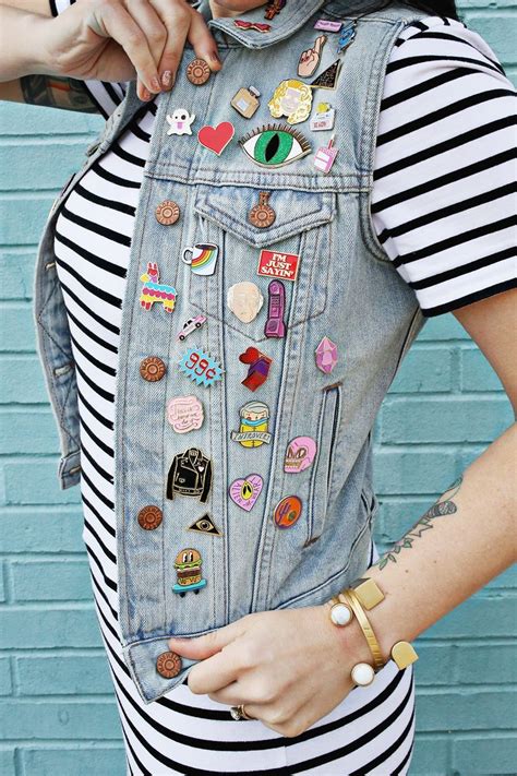 Enamel Pin Vest Patches Jacket Pin And Patches Iron Patches Estilo