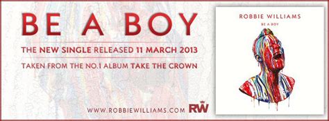 Single Robbie Williams Be A Boy Classic Atrl