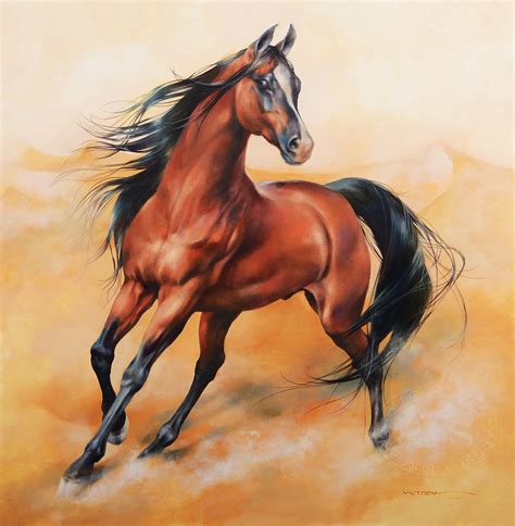 Acrylic On Canvas By Victoria Stoyanova Horse Canvas Painting Horses