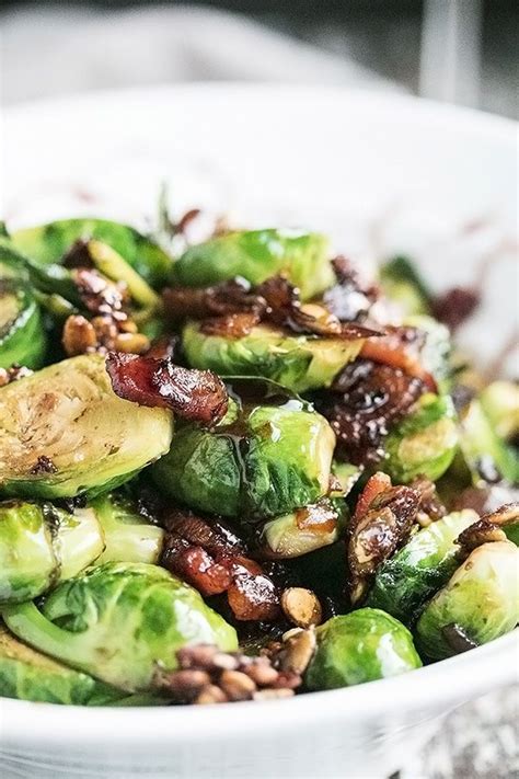 Air fry, stopping to shake the basket (or rotate the pans in larger air fryers). Pan Fried Brussel Sprouts with Bacon - Cooks with ...