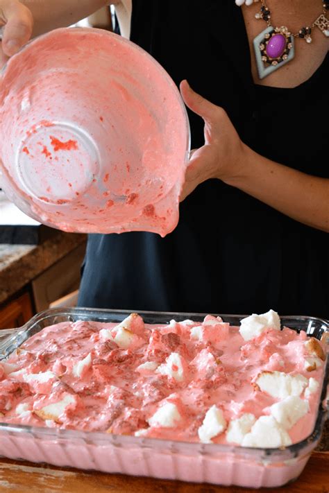 Mix in 3/4 of cool whip. Best Ever Strawberry Jello Angel Food Cake Dessert Recipe