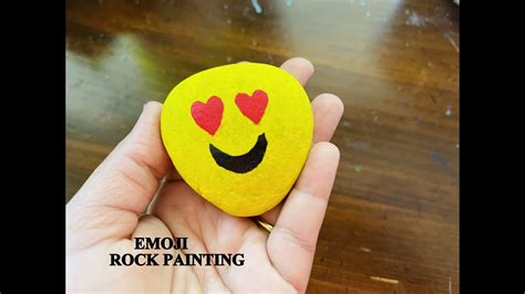 Emoji Rock Painting How To Draw Emoji On Rocks With Acrylic Paints