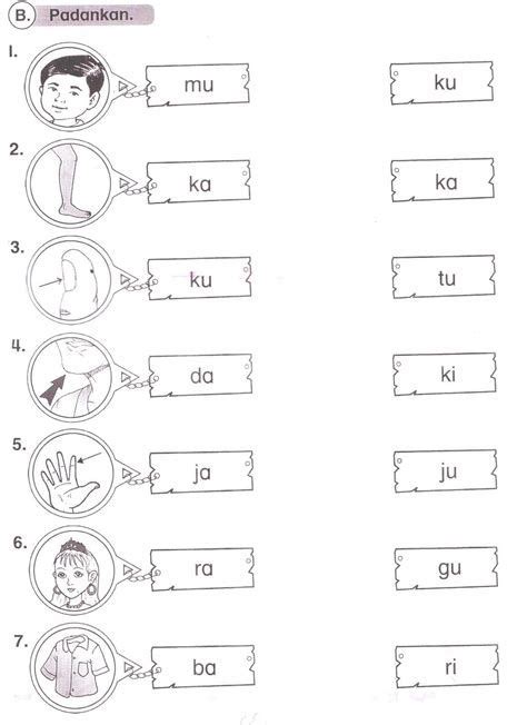 Bahasa Melayu Worksheets Printable Preschool Worksheets School Kids