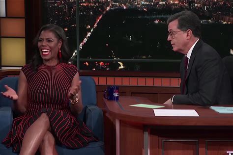 Stephen Colbert Asks Omarosa Manigault To Explain Her Time In The Trump White House