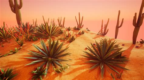 Stylized Desert Plants Bad Rhino Studios