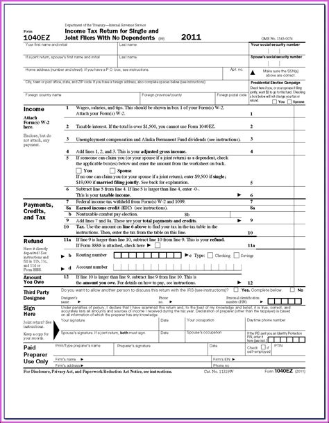 Free Printable 1040x Tax Form Printable Templates