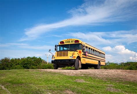 Summer Slips Away On A School Bus