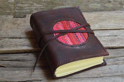Leather Journal Leather Pocket Journal Travel Diary Etsy