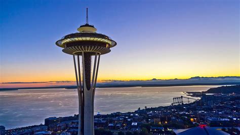 Seattle Space Needle Observation Deck Youtube