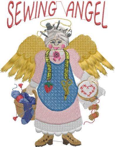 Sewing Angel Embroidery Design Free Embroidery