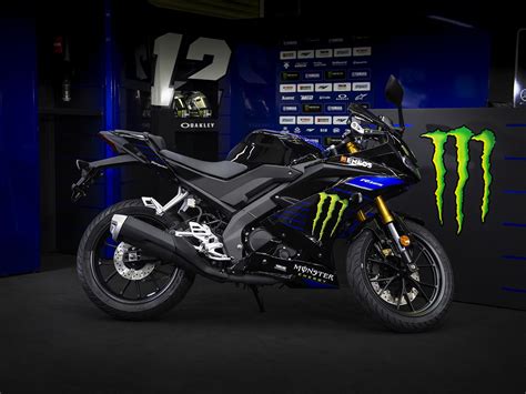 Select a yamaha bike to know the latest. Yamaha YZF-R125 Monster Energy MotoGP Edition Launched in ...