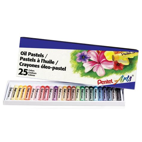 Pentel Arts Oil Pastels 25 Color Set United Art And Education