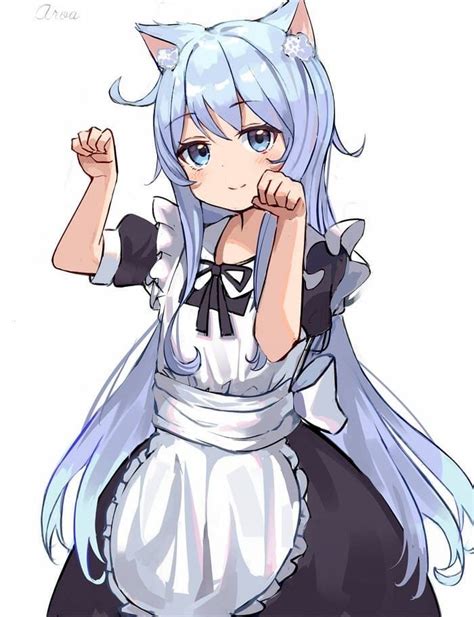 Cute Anime Art Nekochan Maid Anime Maid Anime Cat Girl
