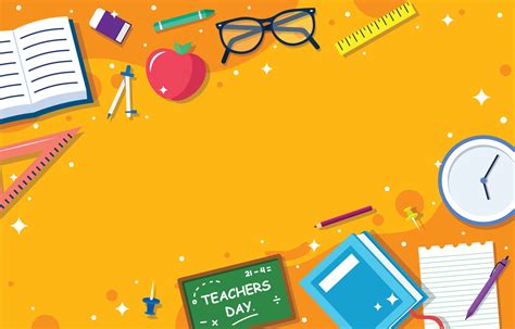 Teachers Day Background Vector Art Icons And Graphics For Free Download