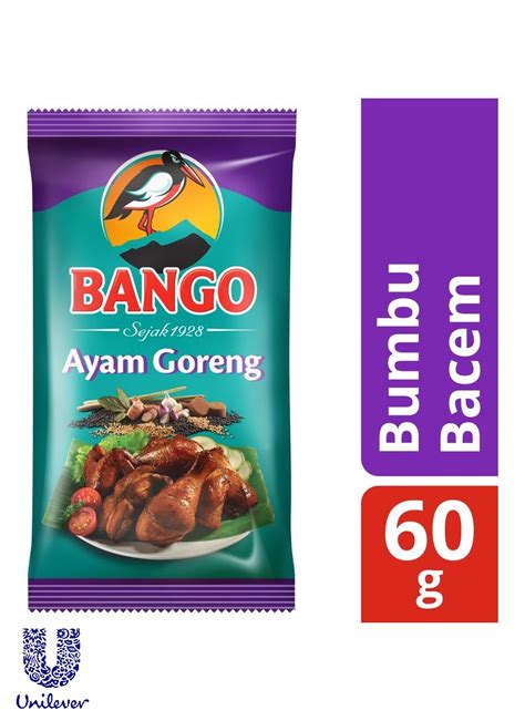 Resep ayam bacem spesial bumbu jawa, cara memasak ayam bacem mudah serta cukup sederhana tetapi memiliki cita rasa yang enak berkesan. Bango Bumbu Ayam Goreng Bacem (42451) Pck 60G | KlikIndomaret