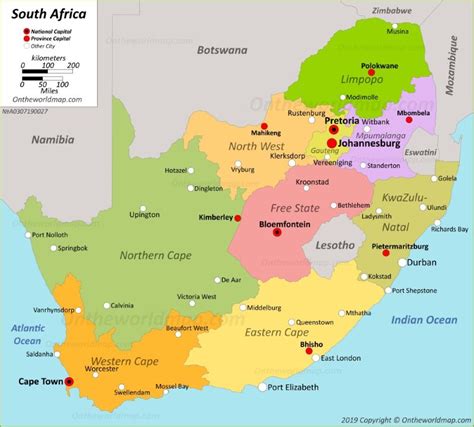 Map Of South Africa South Africa Map Africa Map Port Elizabeth