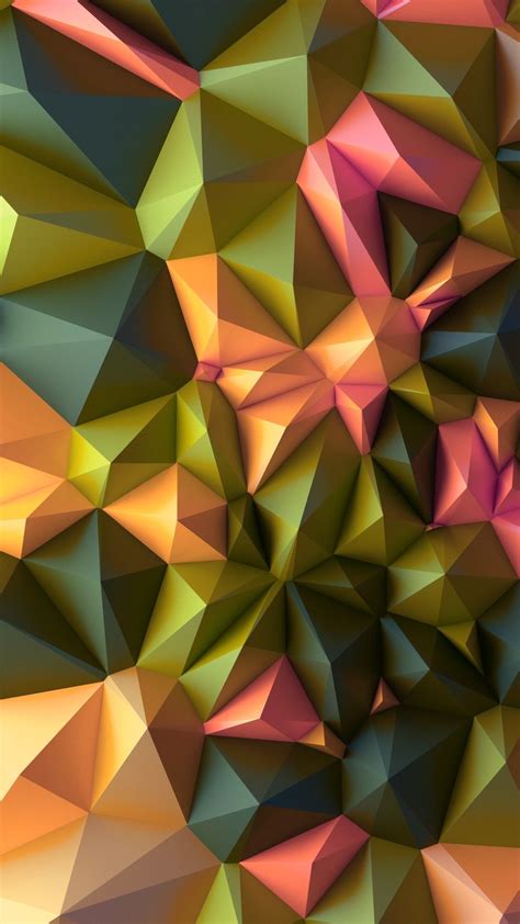 Polygon Abstract Wallpaper Colorful Wallpaper Colorful Backgrounds