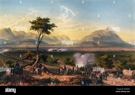 La Batalla De Monterrey Durante La Guerra Mexicano Americana Septiembre De 1846 Fotografía De