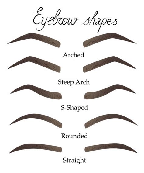 best 25 different eyebrow shapes ideas on pinterest perfect eyebrow shape high arch eyebrows