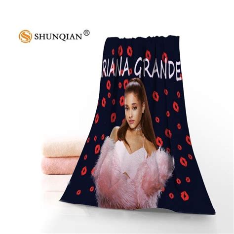 buy ariana grande microfiber fabric modern face towel bath towel size 35x75cm