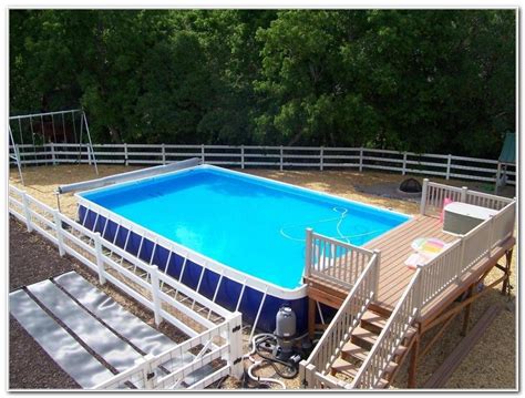 Swimming Pool Above Ground Rectangle Swimming Pool