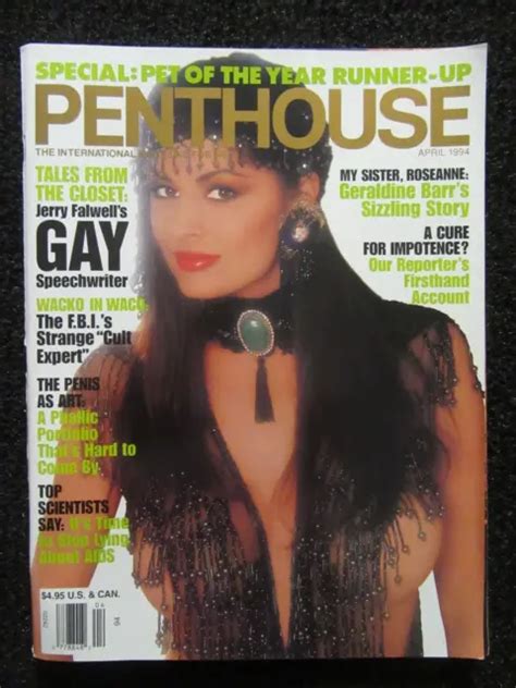 Vintage Penthouse Magazine April Higher Grade Glossy Book See