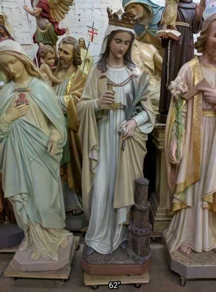 Saint Statues And Statuary Used Church Items Religion Catolica